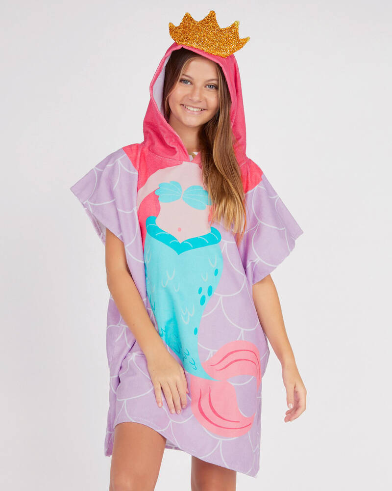 Topanga Mermaid Girl Hooded Towel for Womens