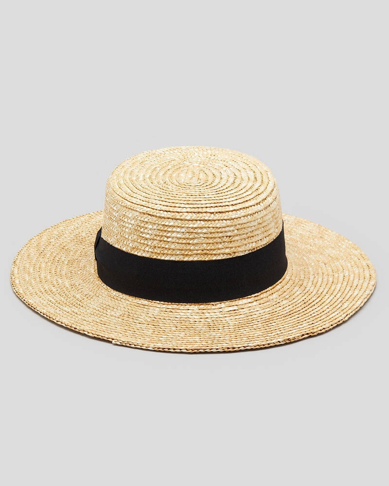 Mooloola Summer Boater Hat for Womens