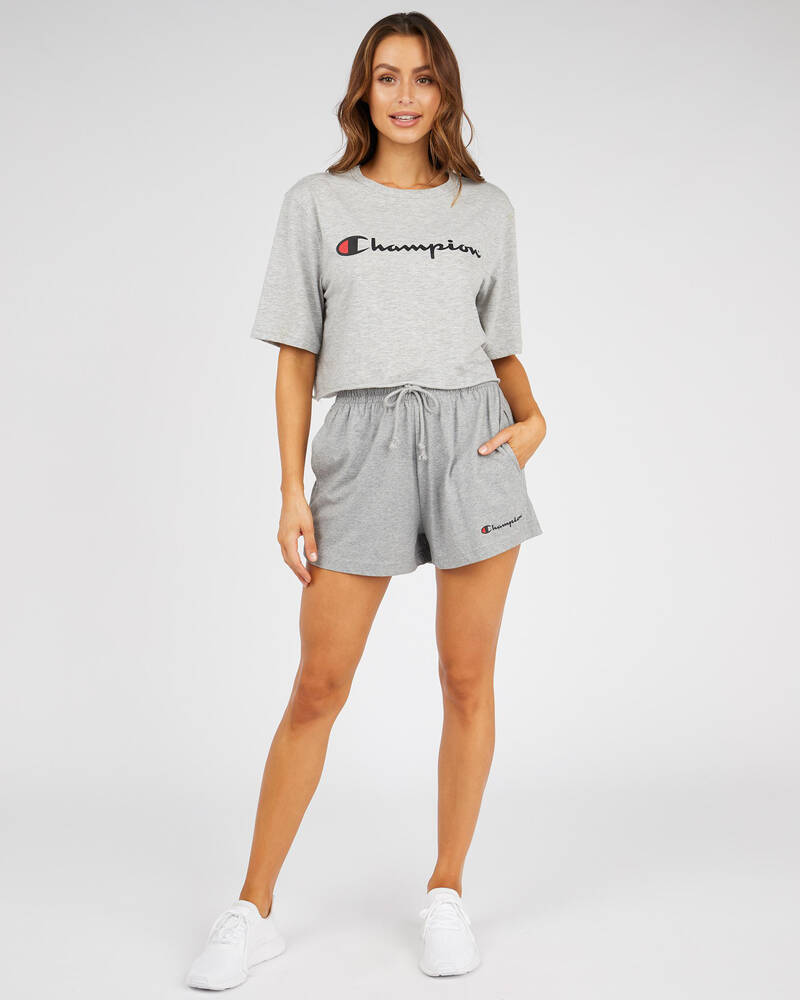 Champion C Logo Shorts for Womens