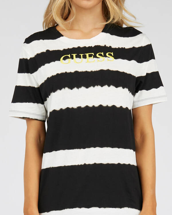 GUESS Jeans Tie Dye T-Shirt for Womens