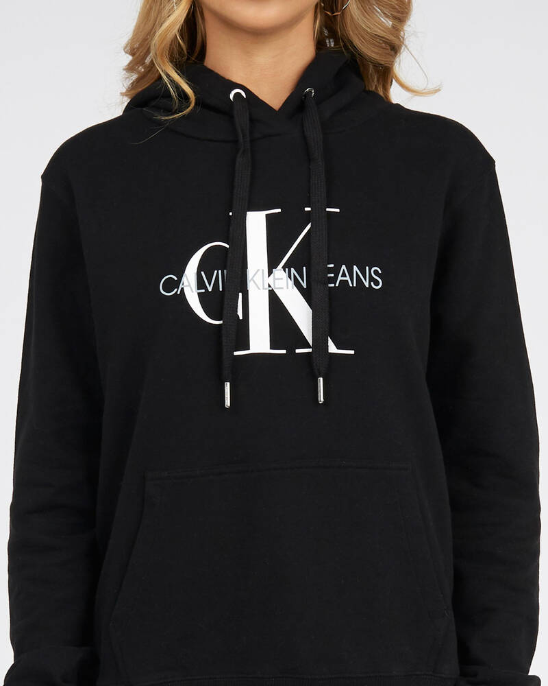 Calvin Klein Jeans Monogram Relaxed Hoodie for Womens