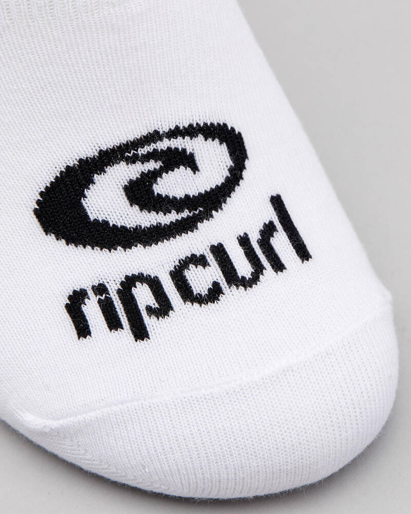 Rip Curl Womens Logo Invisible Socks for Womens