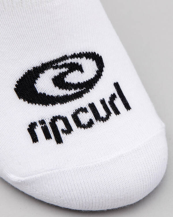 Rip Curl Womens Logo Invisible Socks for Womens