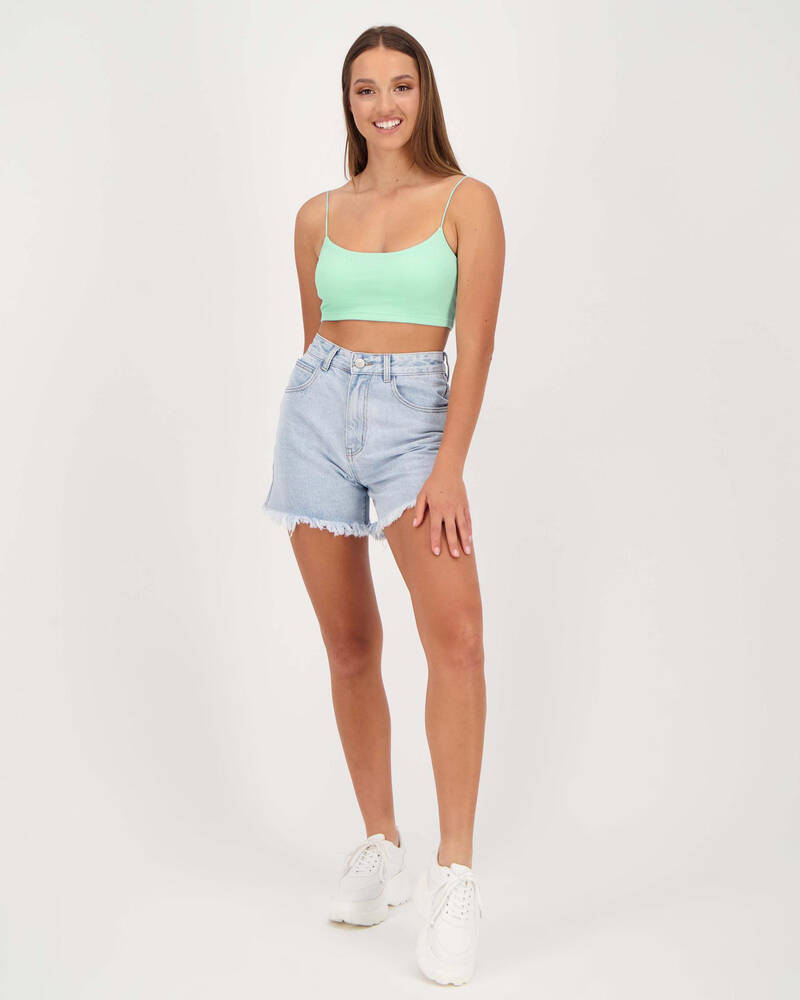 Mooloola Moss Crop Top for Womens