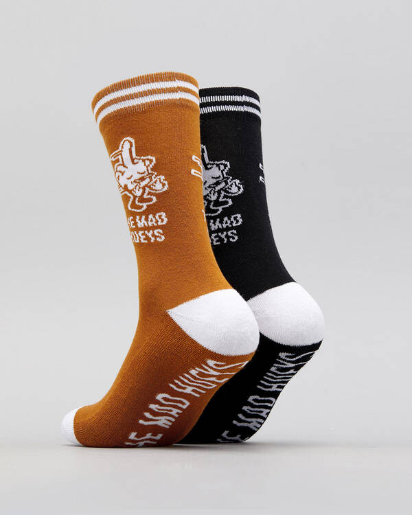 The Mad Hueys Triple Fkr Socks 2 Pack for Mens
