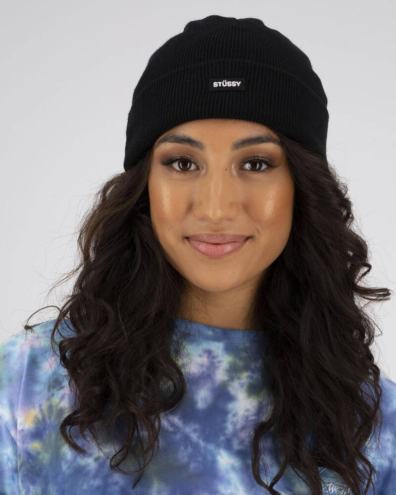 Stussy Logo Badge Beanie for Womens
