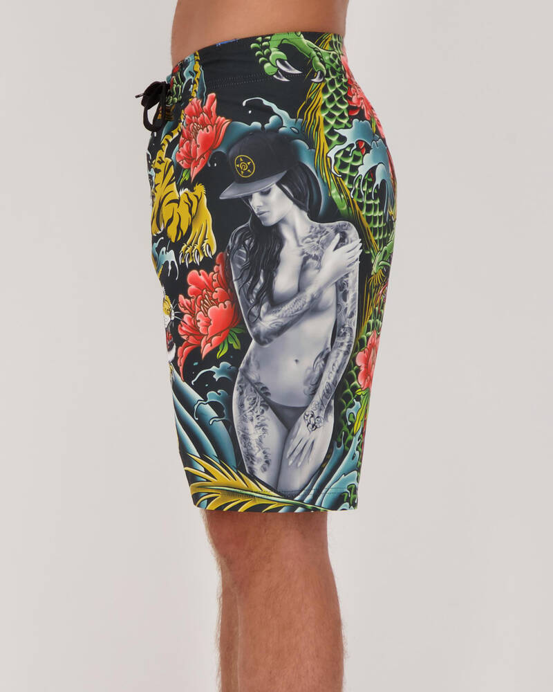 Unit Timeline Board Shorts for Mens