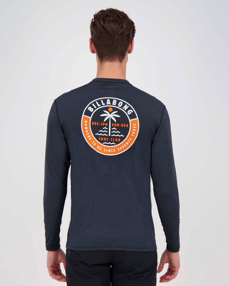 Billabong Sea Shore Long Sleeve Rash Vest for Mens