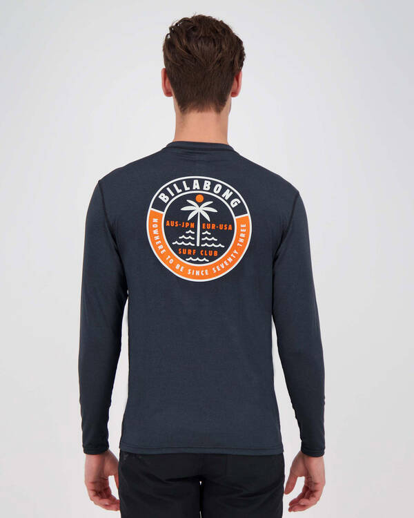 Billabong Sea Shore Long Sleeve Rash Vest for Mens