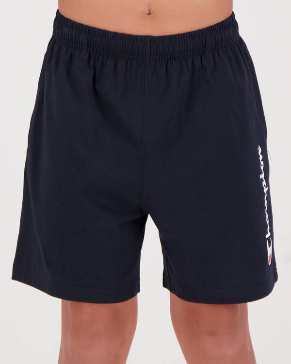 Champion Boys' Champion Script Jersey Shorts for Mens