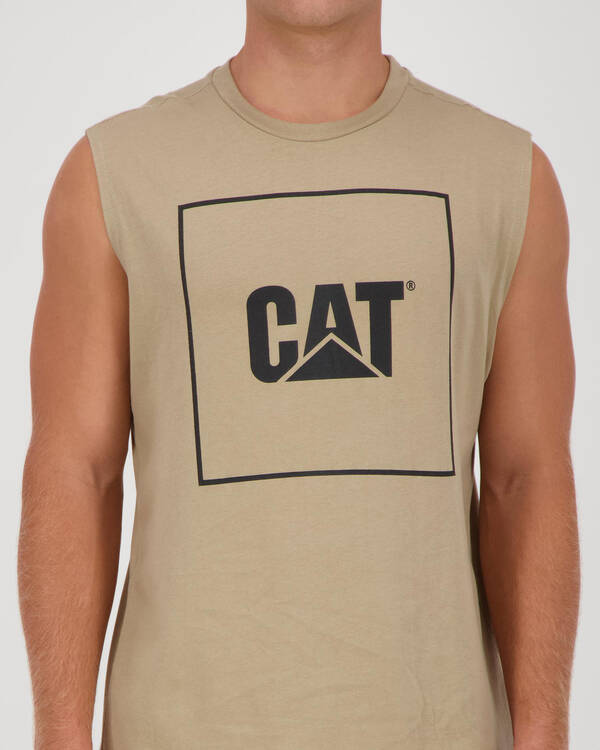 Cat Logo Muscle Tank for Mens
