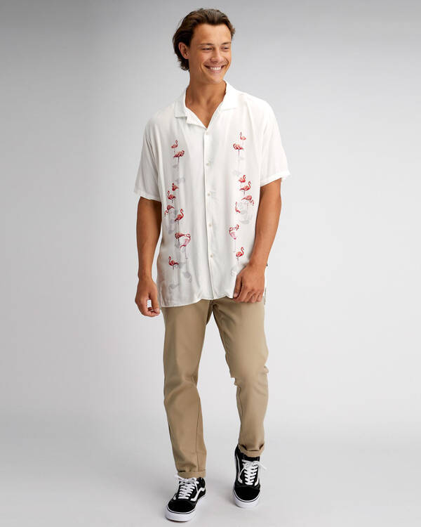 Barney Cools Holiday Camp Short Sleeve Shirt for Mens