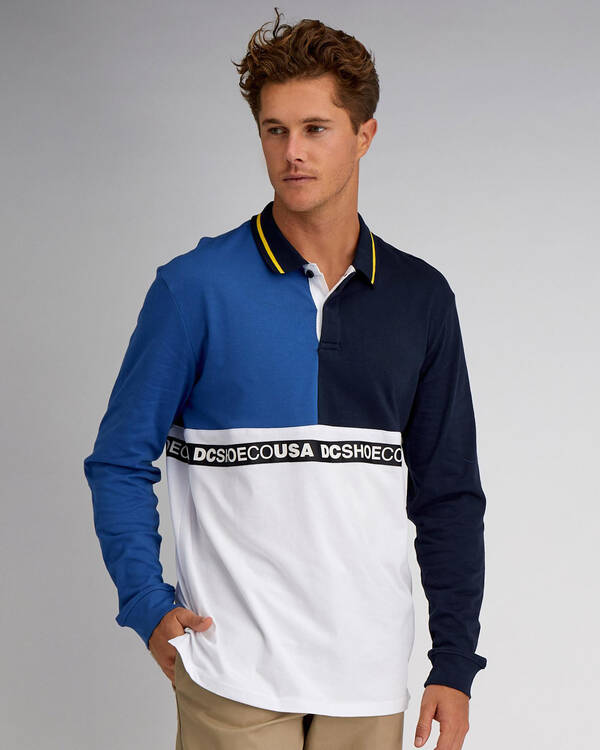DC Shoes Walkley Long Sleeve Polo for Mens