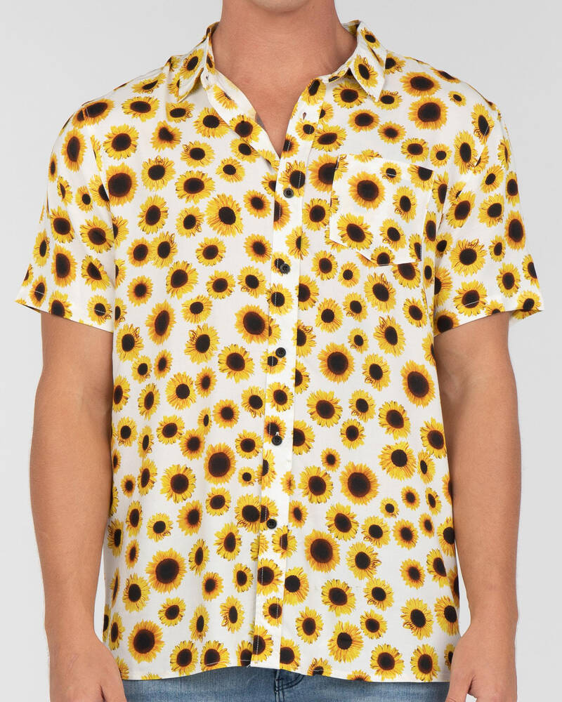 Skylark Sunflower Short Sleeve Shirt for Mens
