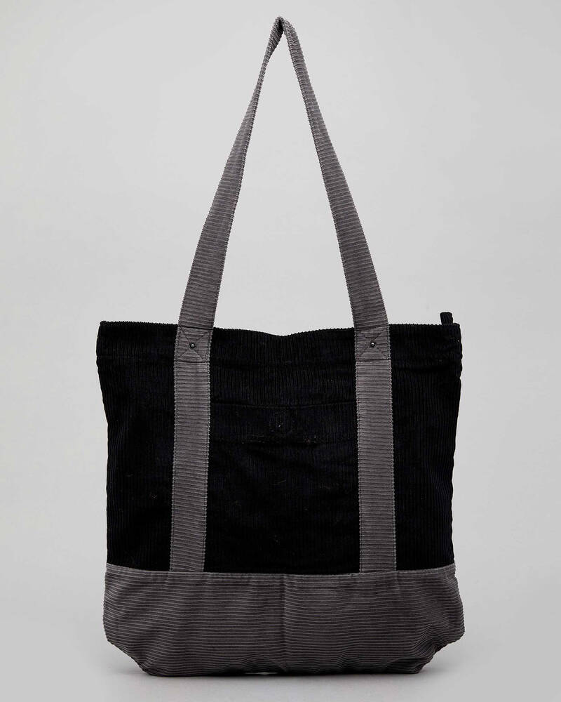 Afends Killer Wale Corduroy Tote Bag for Mens