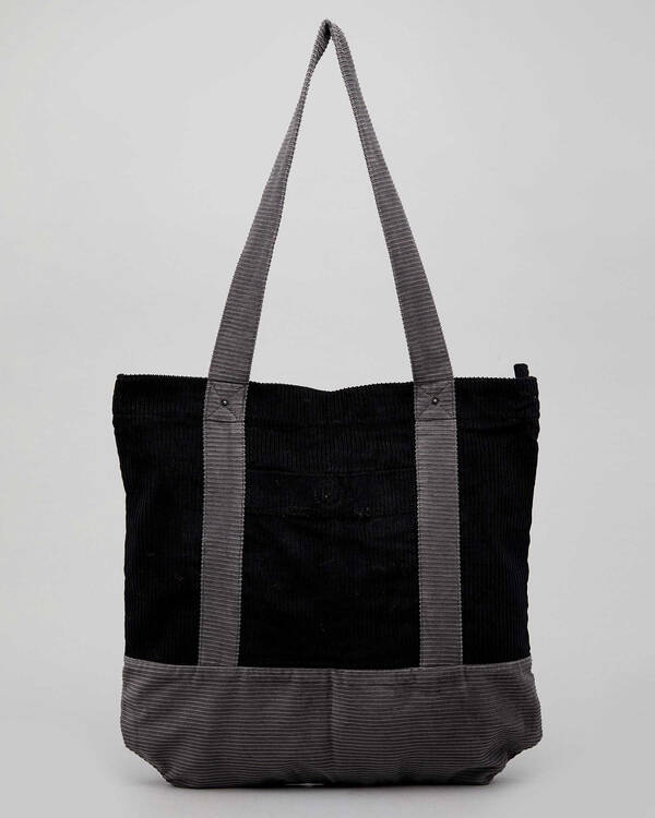 Afends Killer Wale Corduroy Tote Bag for Mens