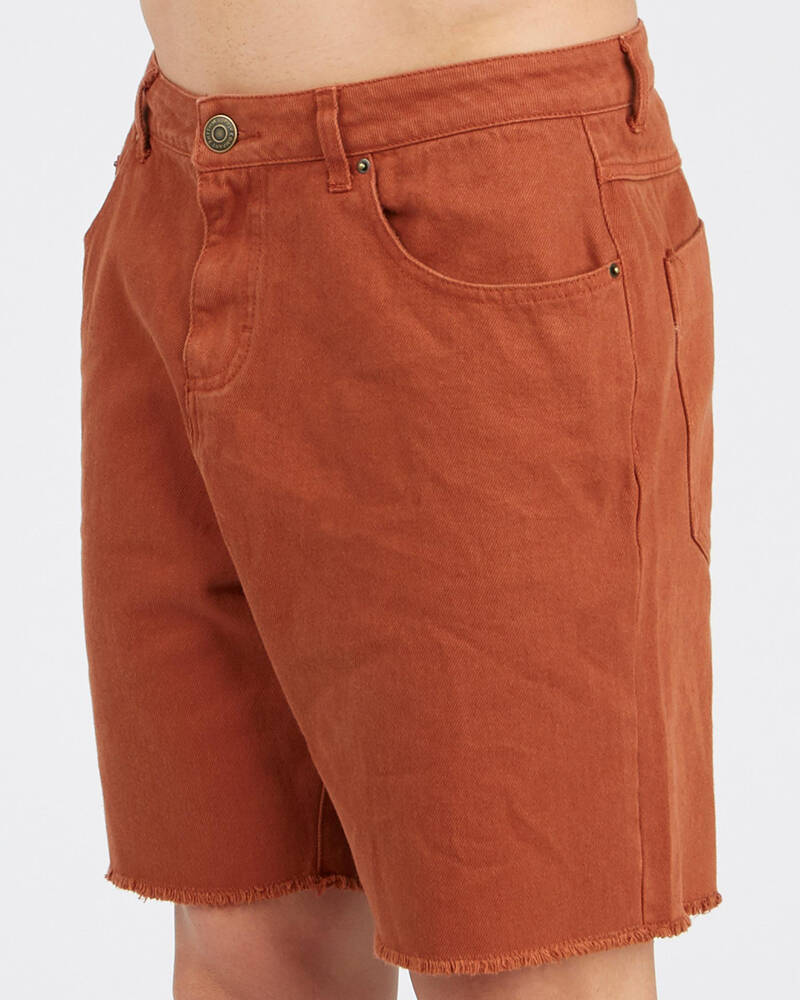 Rhythm Vintage Denim Walk Shorts for Mens