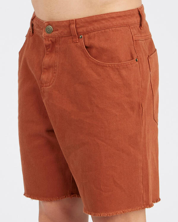 Rhythm Vintage Denim Walk Shorts for Mens