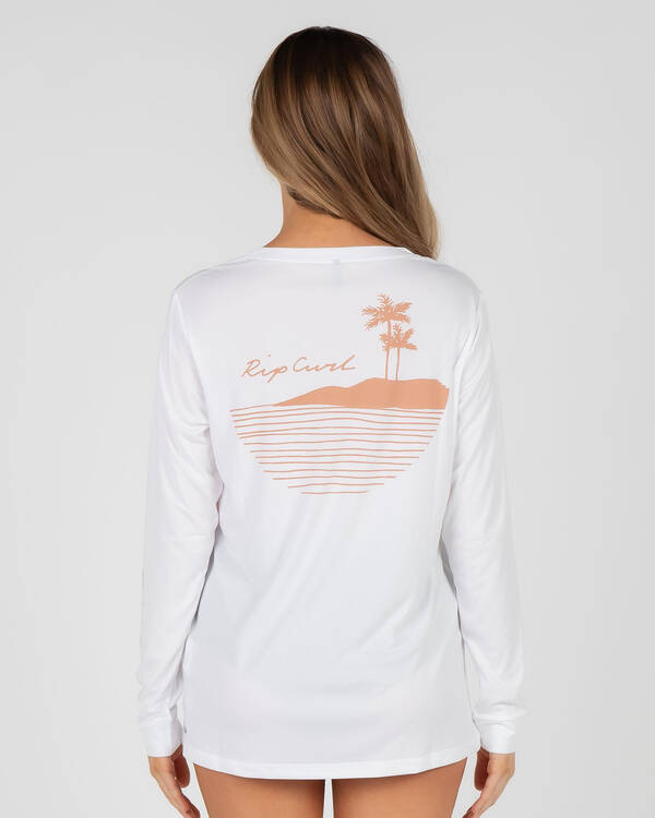 Rip Curl Tropic Sol Long Sleeve Rash Vest for Womens