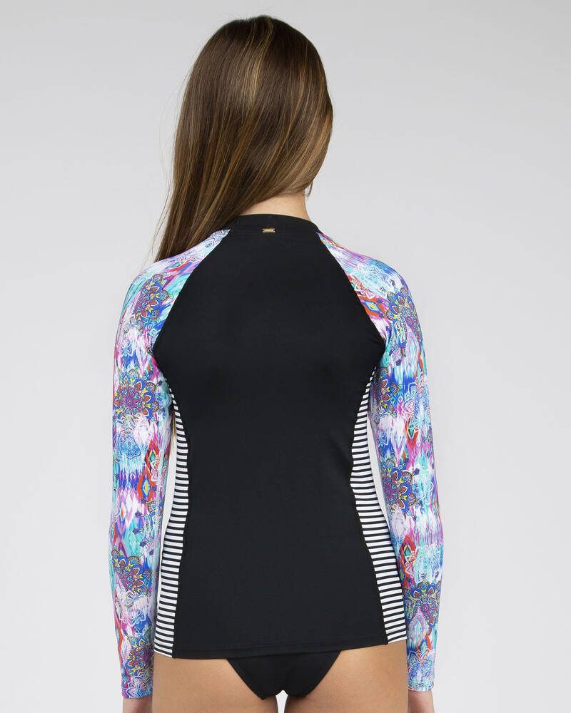 Topanga Girls' Altamont Long Sleeve Rash Vest for Womens