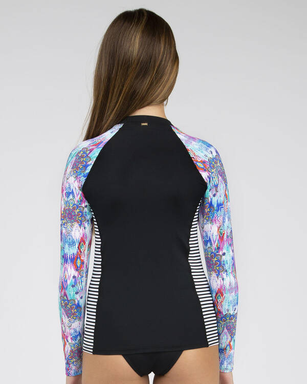 Topanga Girls' Altamont Long Sleeve Rash Vest for Womens