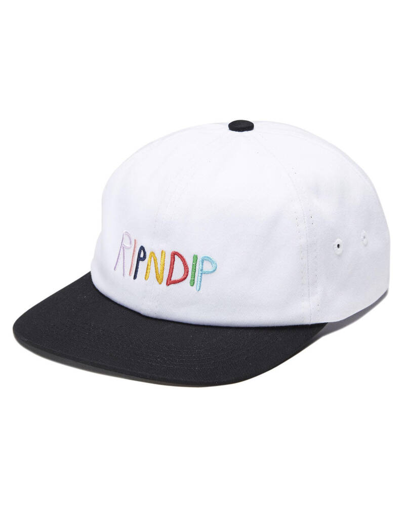 Rip N Dip Multi 6 Panel Strapback Hat for Mens