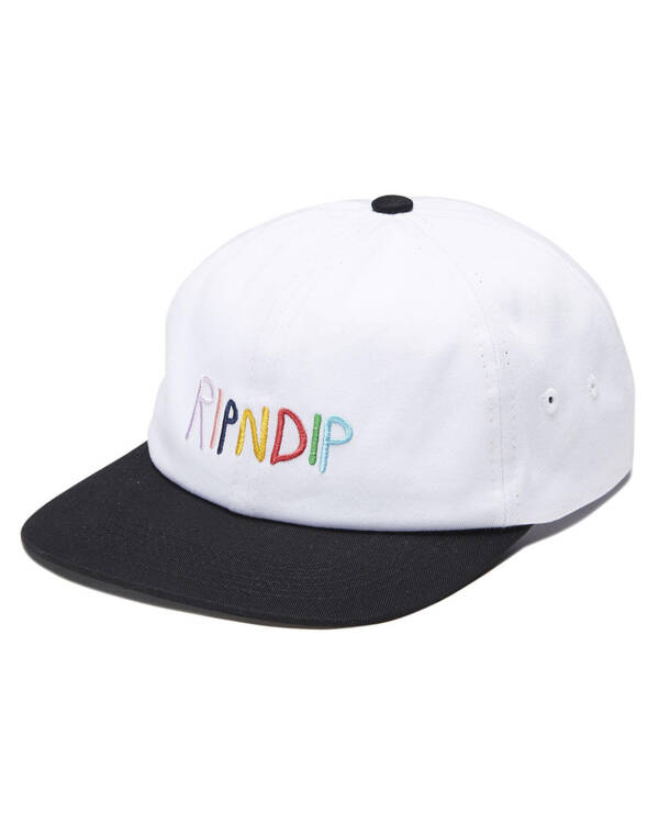 Rip N Dip Multi 6 Panel Strapback Hat for Mens