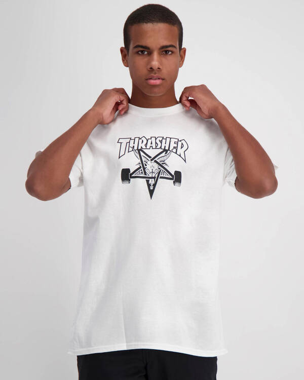 Thrasher Sk8 Mag Long Sleeve T-Shirt for Mens