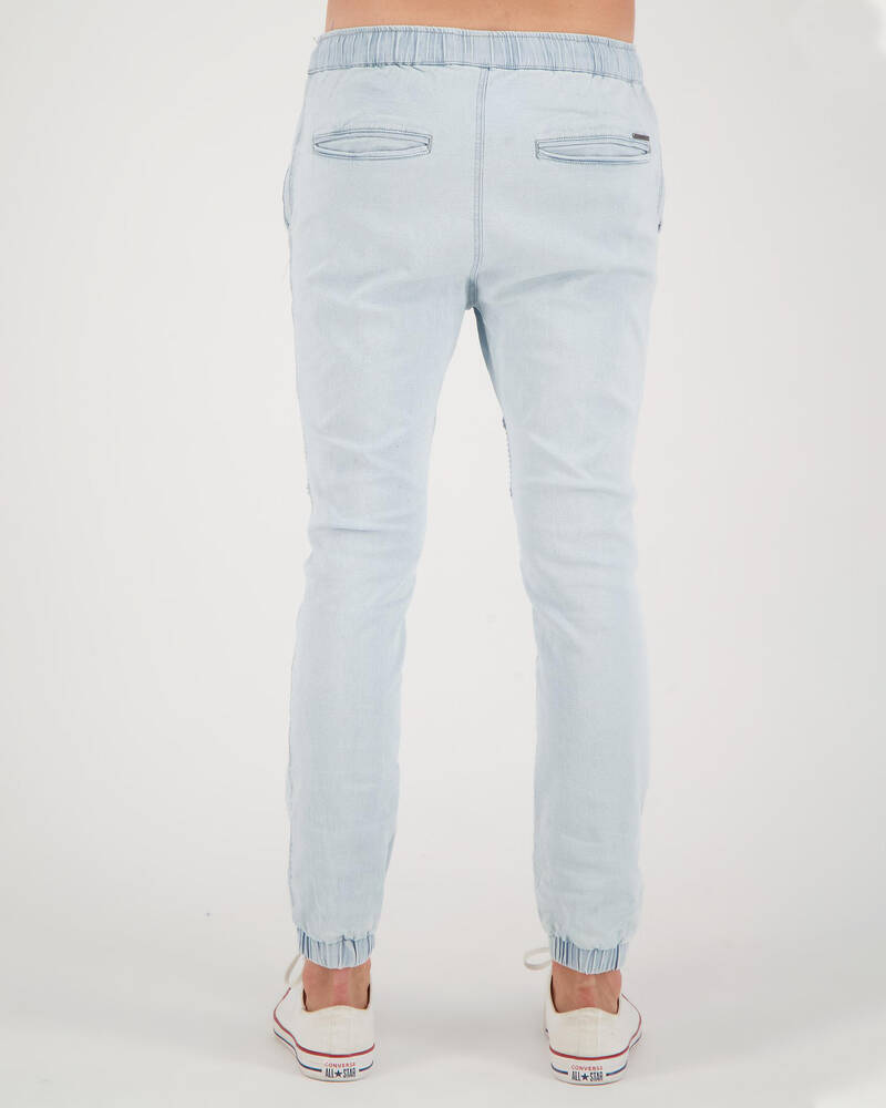 Lucid Commando Denim Jogger Pants for Mens