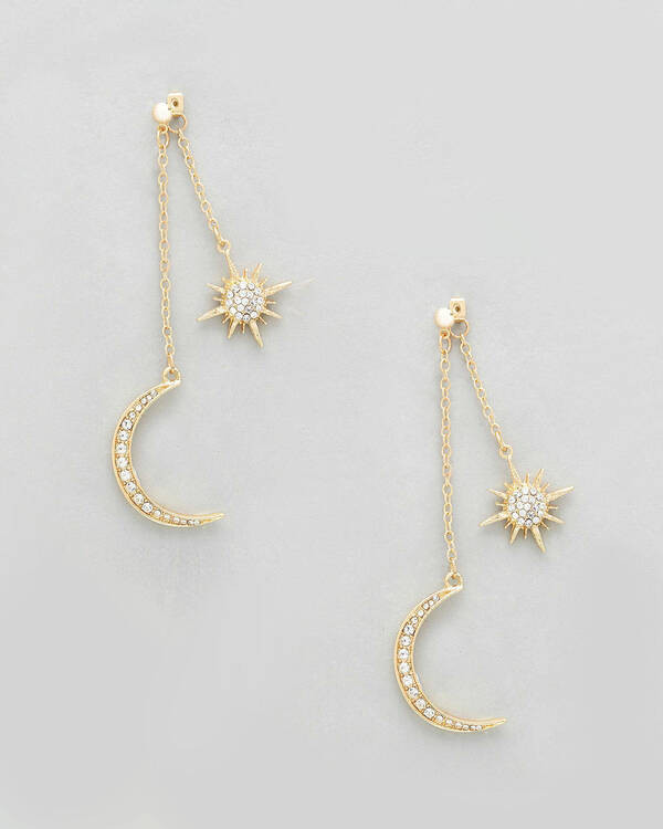 Karyn In LA Crescent Drop Earrings for Womens