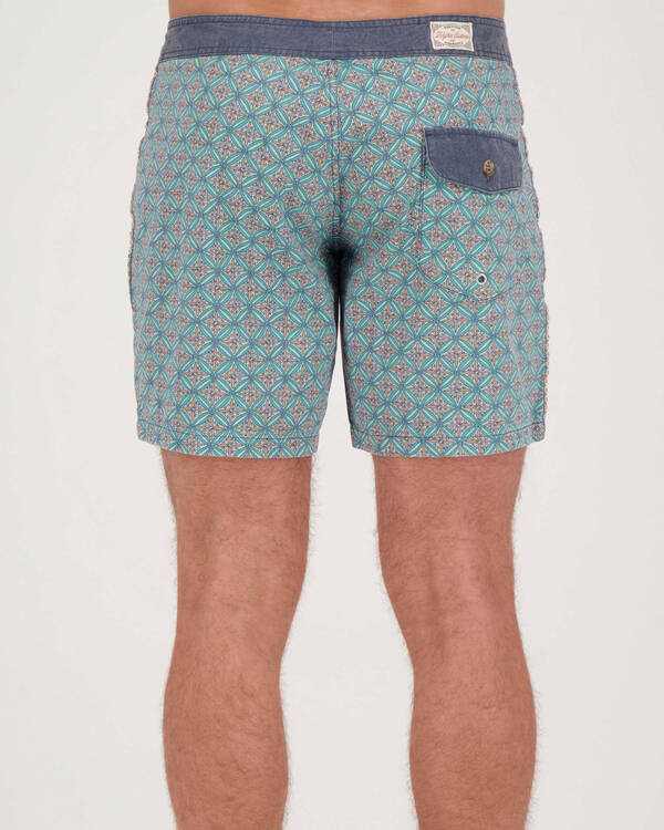 Rhythm Sumba Trunk Board Shorts for Mens