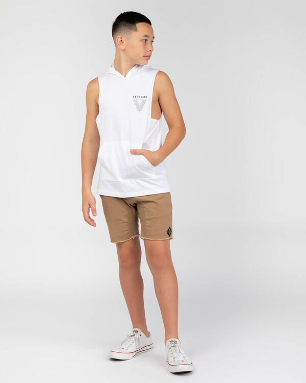 Skylark Boys' Bermuda Hooded Muscle Tank for Mens