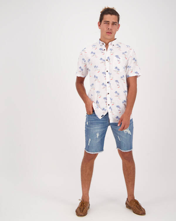 Academy Brand Crescent Short Sleeve Shirt for Mens