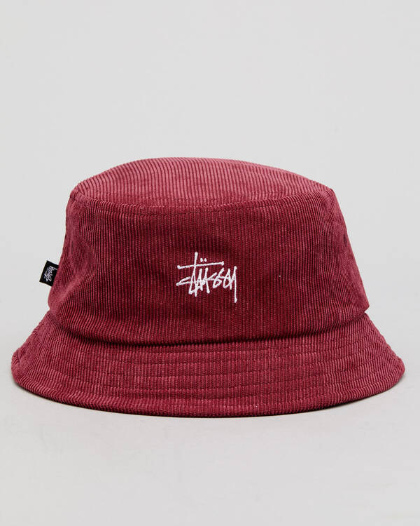 Stussy Graffiti Cord Bucket Hat for Womens