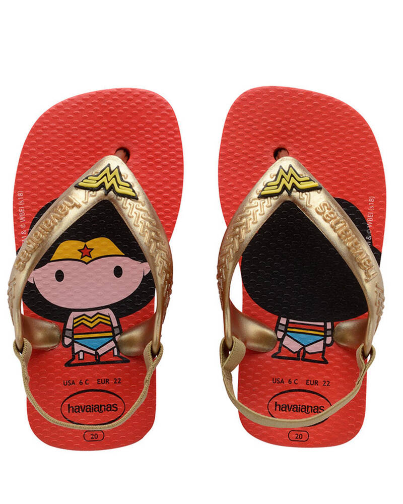 Havaianas Toddlers' Herois Wonder Woman Thongs for Womens
