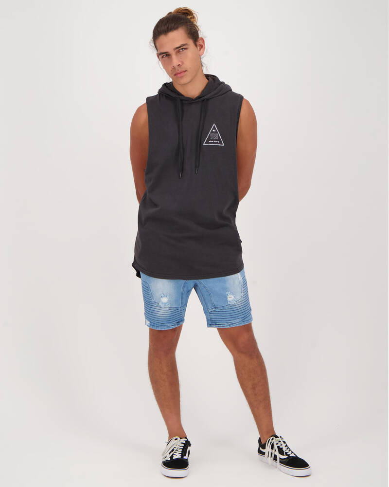 Silent Theory Chain Hooded Muscle Tank for Mens