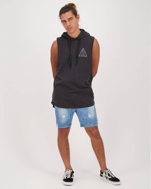 Silent Theory Chain Hooded Muscle Tank for Mens