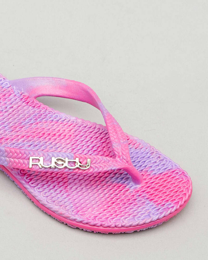 Rusty Girls' Splat Flippin' Thongs for Womens