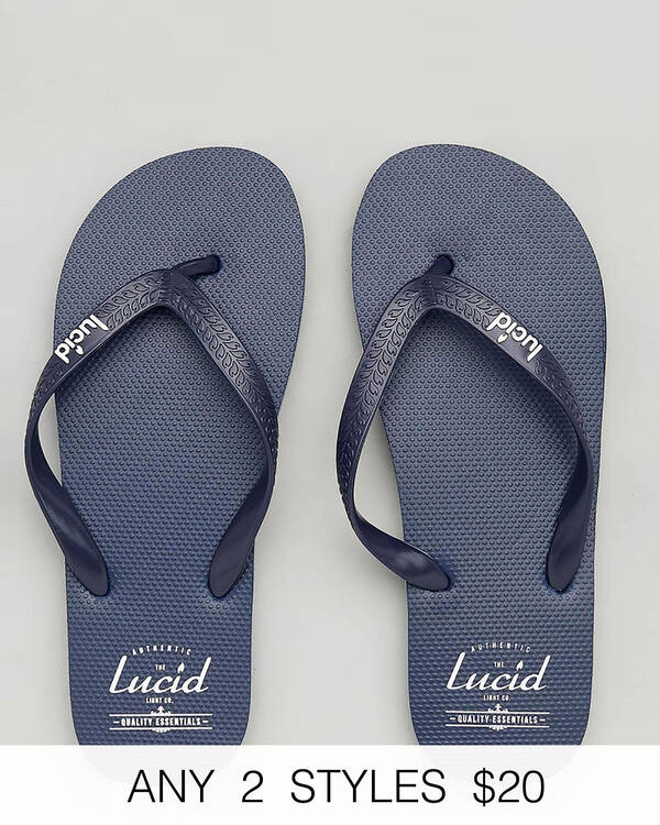 Lucid Wedge Thongs for Mens