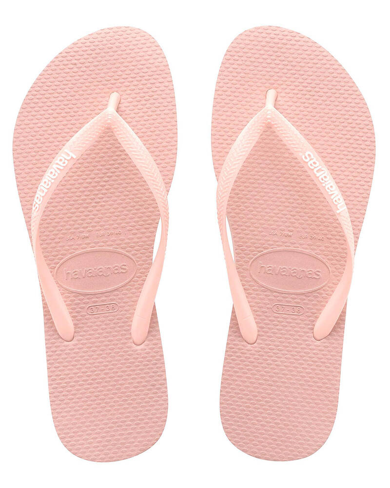Havaianas Slim Logo Thongs for Womens