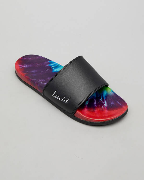Lucid Tie Dye Slides for Mens