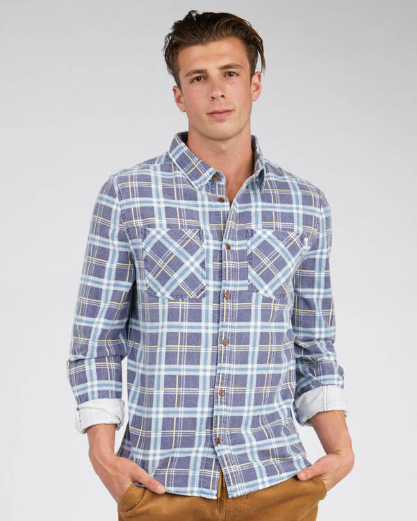 Nena & Pasadena Charge Casual Long Sleeve Shirt for Mens