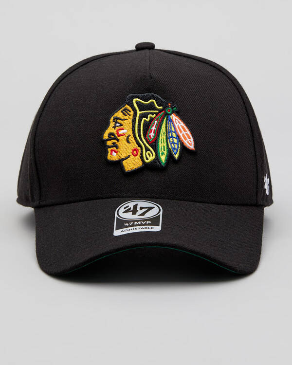 Forty Seven Chicago Blackhawks Replica MVP Snapback Cap for Mens