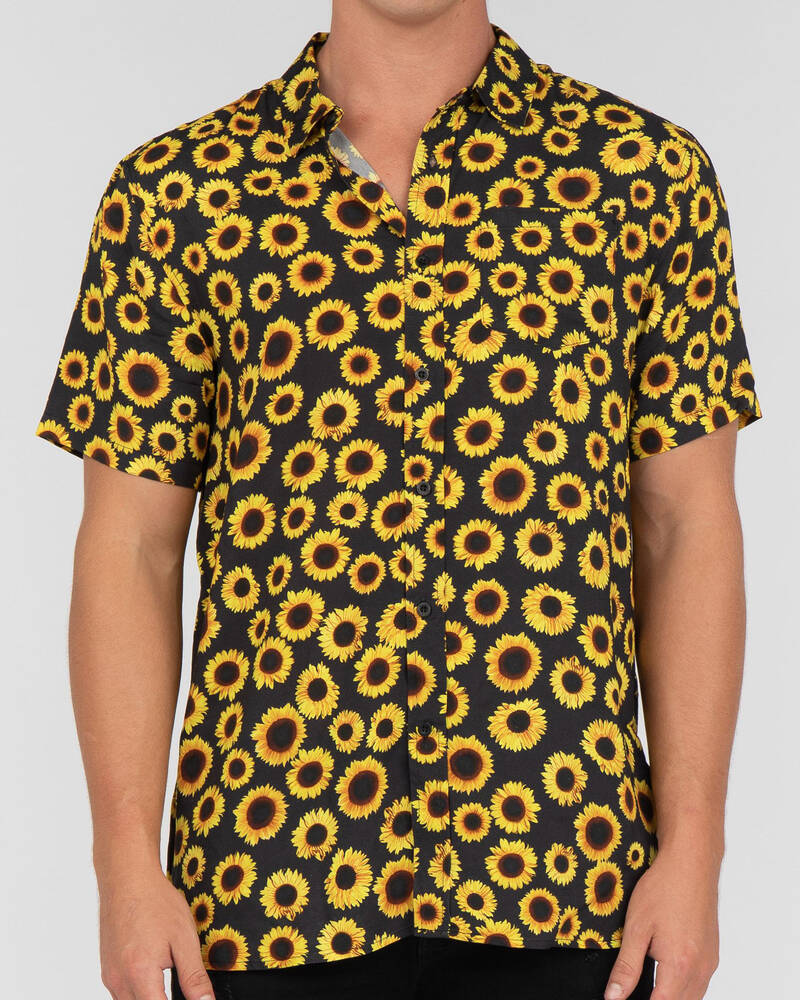 Skylark Sunflower Short Sleeve Shirt for Mens