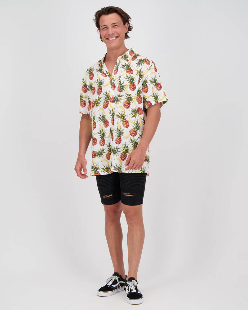 Lucid Summery Bliss Short Sleeve Shirt for Mens