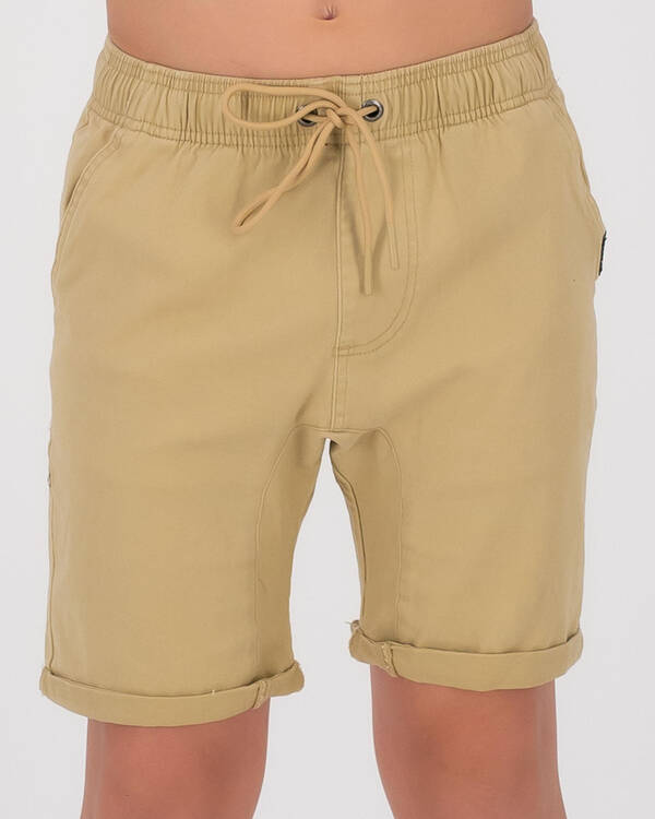Rusty Boys' Hooked On Elastic Shorts for Mens