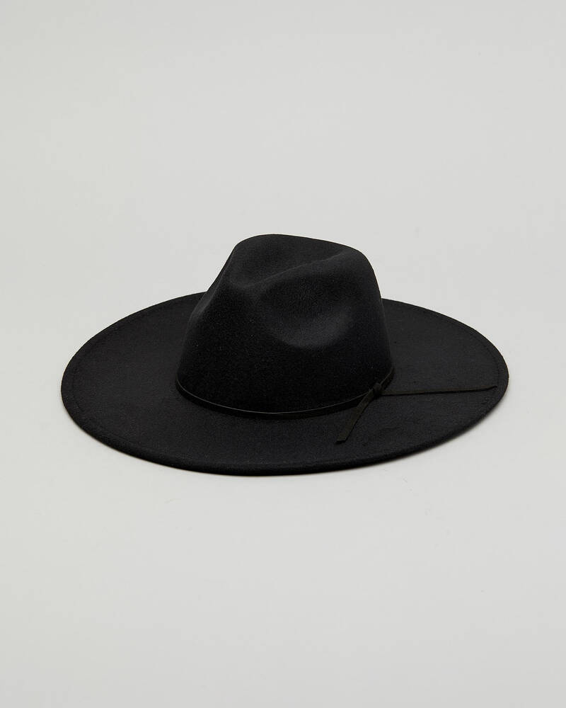 Mooloola Archie Wide Brim Felt Hat for Womens