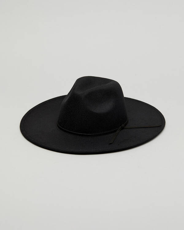 Mooloola Archie Wide Brim Felt Hat for Womens