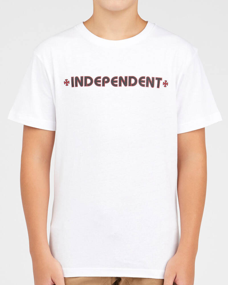 Independent Boys' Bar Cross T-Shirt for Mens
