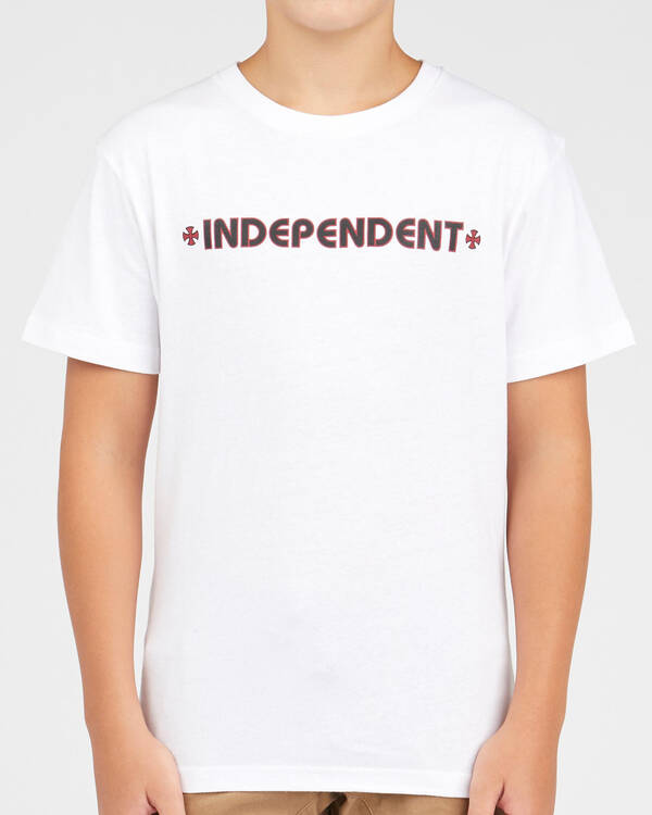 Independent Boys' Bar Cross T-Shirt for Mens